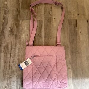 Vera Bradley Light Pink Quilted Crossbody Bag NWT